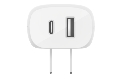 Belkin BOOST↑ CHARGE 37w Dual Wall Charger(1x USB-C/1x USB-A) White