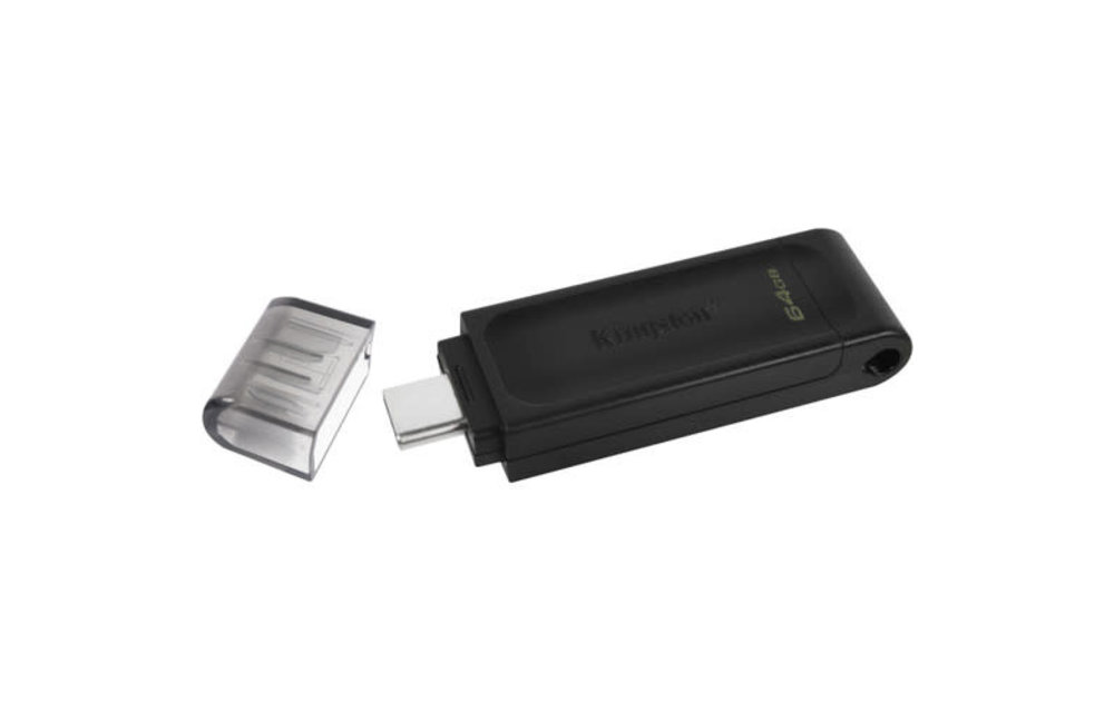 Kingston DataTraveler 70 USB 3.2 Gen 1 100 MB/s Type-C Flash Drive - 64GB