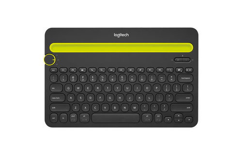 Logitech K480 Multi-Device Bluetooth Keyboard for Computers, Tablets, & Smartphones - Black