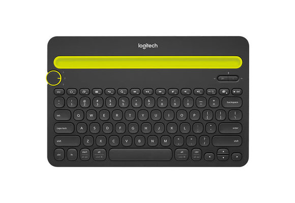 Logitech K480 Multi-Device Bluetooth Keyboard for Computers, Tablets, & Smartphones - Black