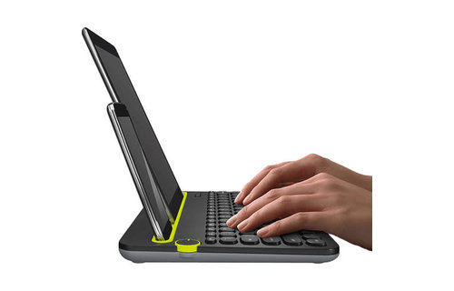 Logitech K480 Multi-Device Bluetooth Keyboard for Computers, Tablets, & Smartphones - Black
