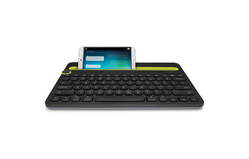 Logitech K480 Multi-Device Bluetooth Keyboard for Computers, Tablets, & Smartphones - Black