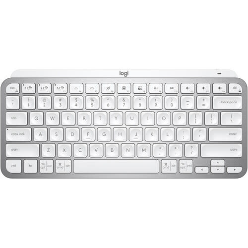 Logitech MX Keys Mini Wireless Illuminated Keyboard - Pale Gray