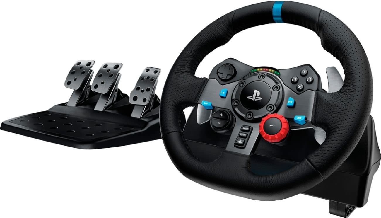 Logitech G29 Driving Force Racing Wheel For PSN4/PSN3/PC