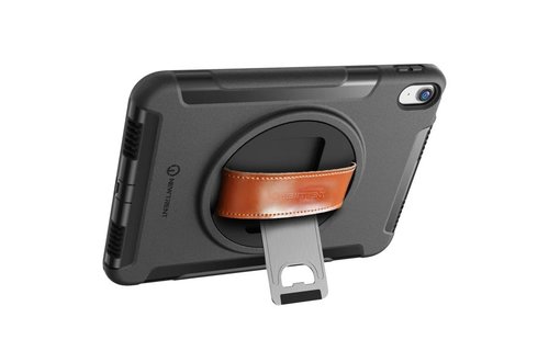 Trent Gladius iPad case for iPad 10.9” 10th gen & A16 - Black with leather strap