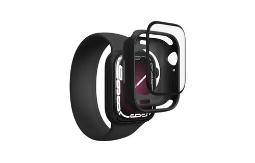 ZAGG GlassFusion 360 Screen Protector for Apple Watch 41mm Series 9/8/7 Black