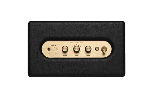 Marshall Acton III Bluetooth Speaker 120/230V US Adapter - Black