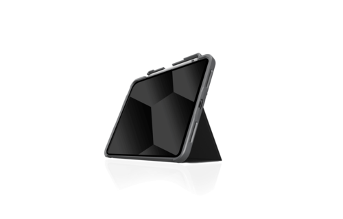 STM DUX Plus Case for iPad 11th Gen A16/10th Gen 10.9 Black w/ Pencil Storage