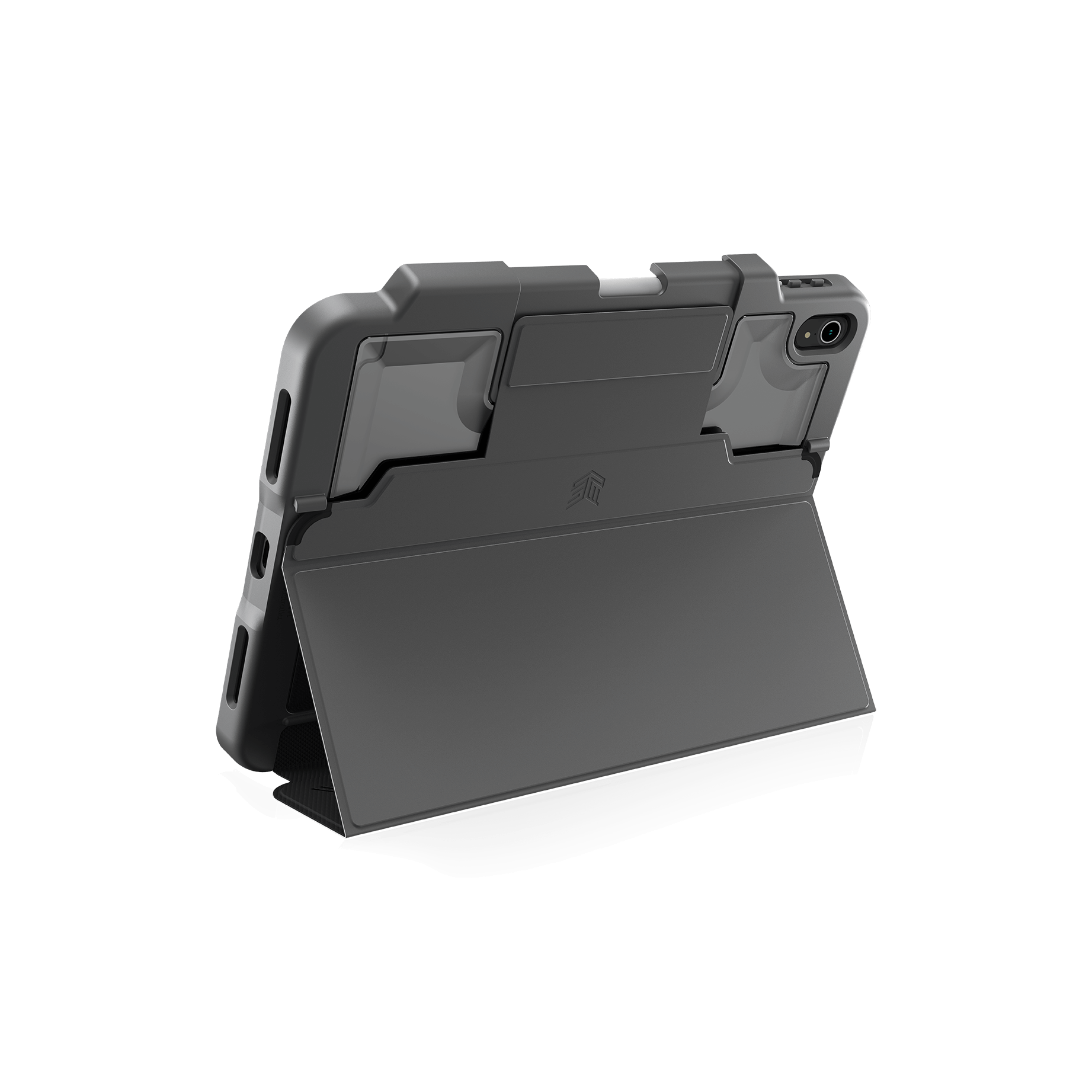 STM DUX Plus Case for iPad 11th Gen A16/10th Gen 10.9 Black w/ Pencil Storage