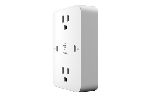Belkin BOOST↑CHARGE™ GaN Wall plate Dual USB-C & AC receptacles