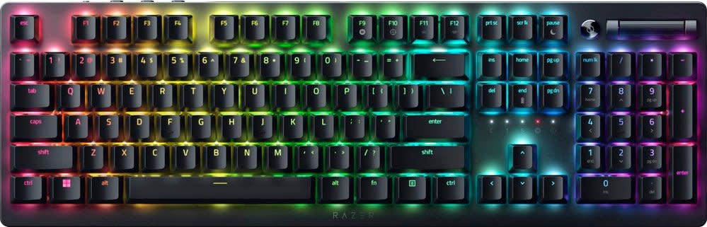 Razer DeathStalker V2 Pro Full Size Wireless Optical Linear Switch Gaming Keyboard with Low-Profile Design - Black
