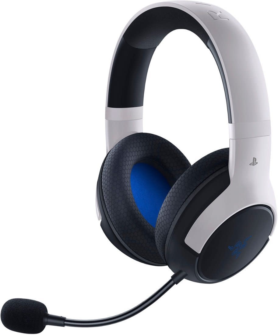 Razer Kaira HyperSpeed Wireless Gaming Headset for PS5, PS4, and PC - White