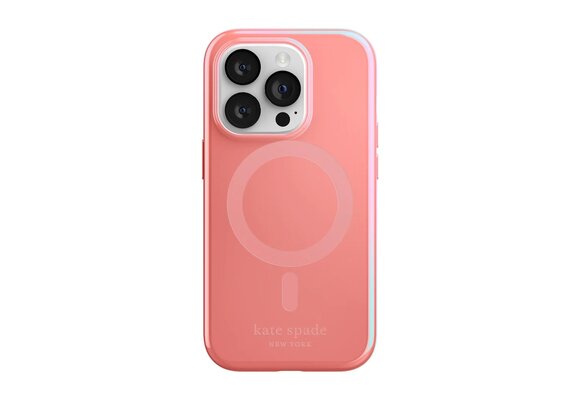 Kate Spade New York  High Gloss Protective Hardshell Case for Magsafe iPhone 14 Pro - Grapefruit