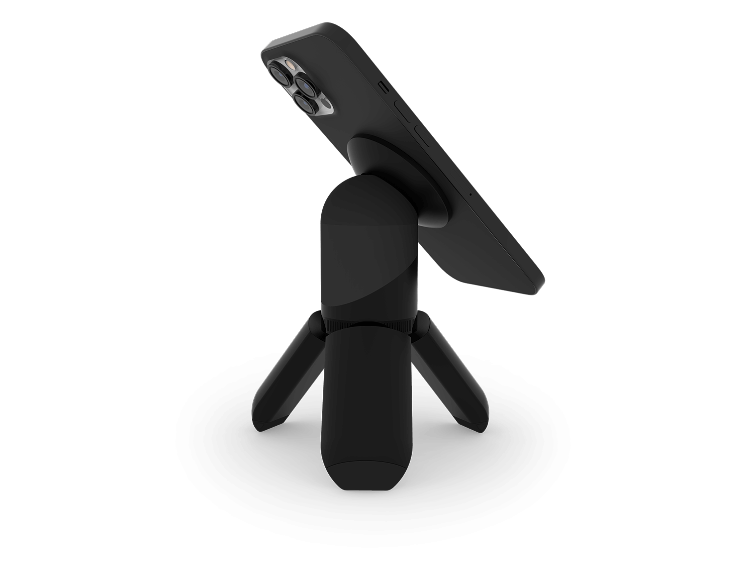 STM MagPod TriPod with MagSafe Compatibility for iPhone - Black MUST HAVE MAGSAFE CASE OR COMPATIBLE MAGSAFE IPHONE W/O CASE