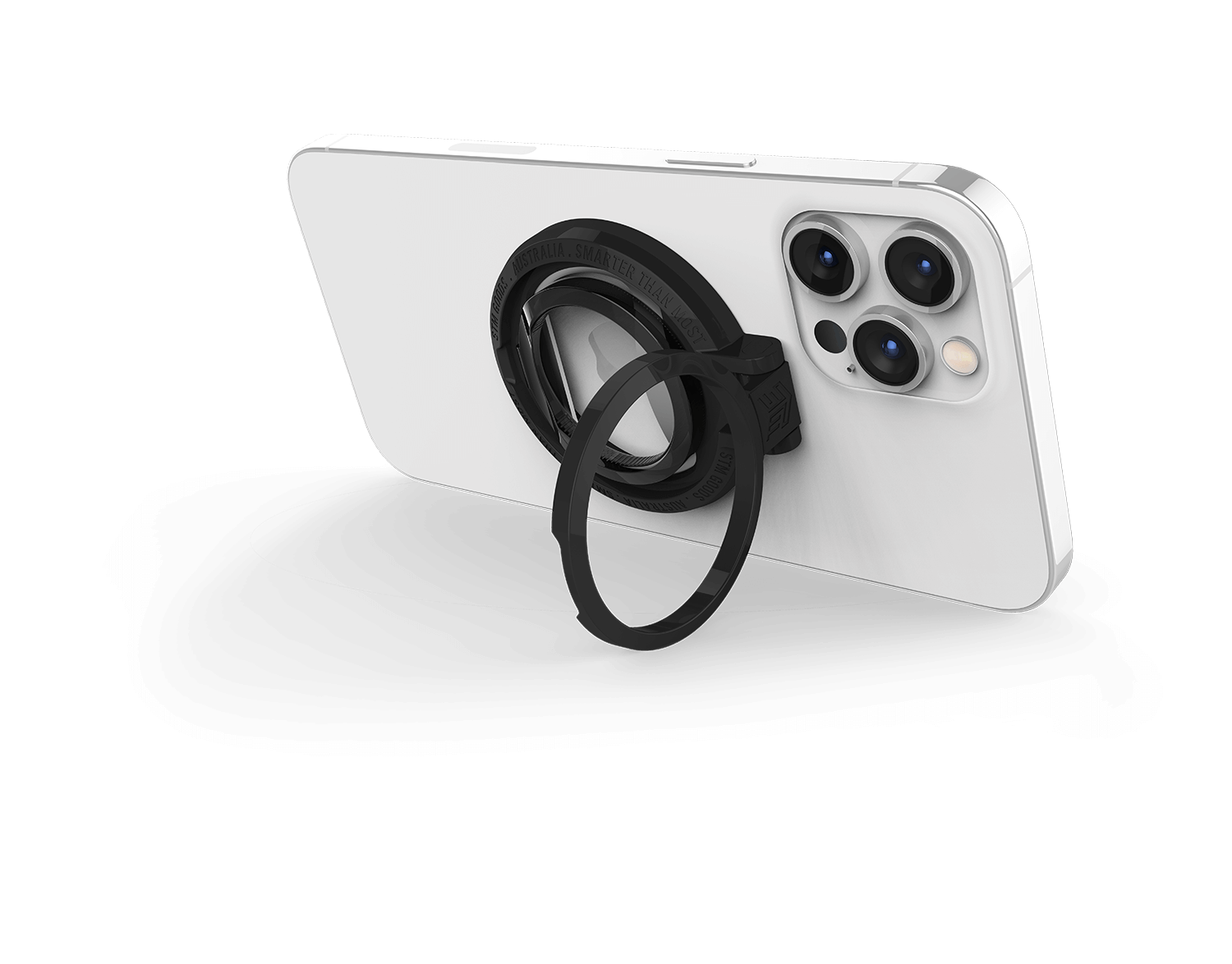 STM MagLoop Finger Loop/Stand/Bottle Opener for iPhone - Black