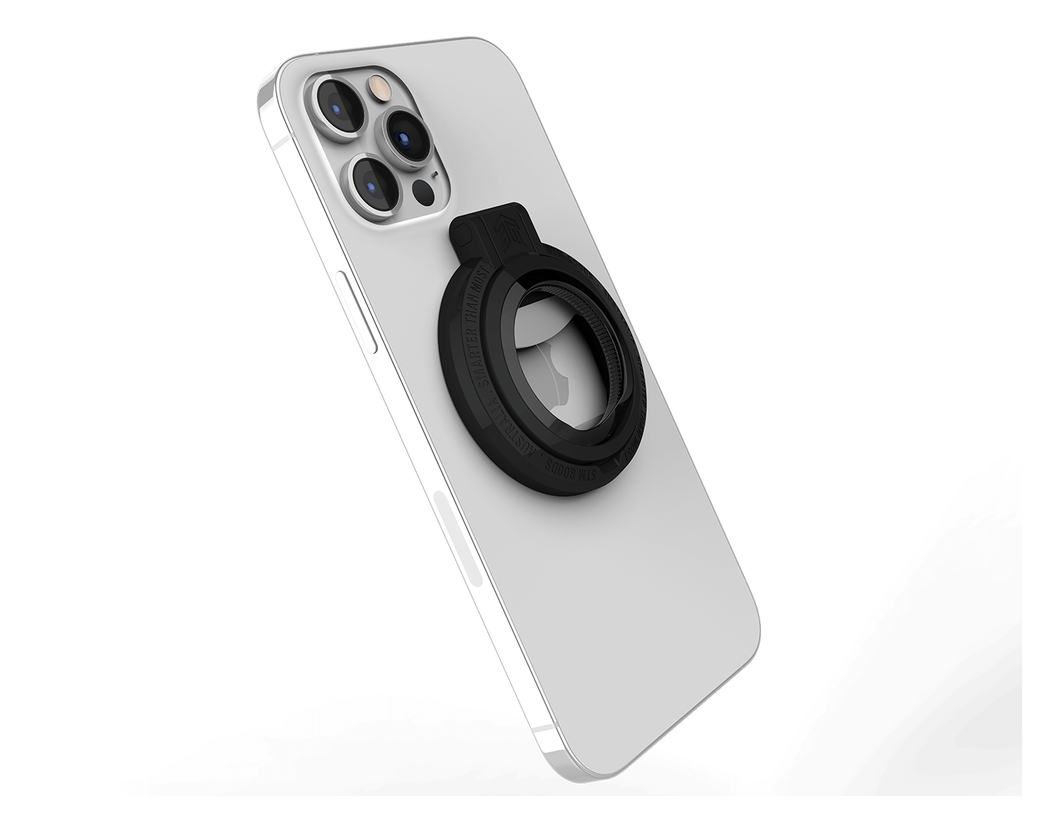 STM MagLoop Finger Loop/Stand/Bottle Opener for iPhone - Black