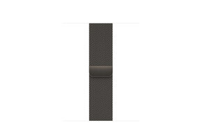 Apple Watch Band - 38/40/41/(42mm for series 10 only) Graphite Milanese Stainless Steel Loop (fits 130-180mm wrists)