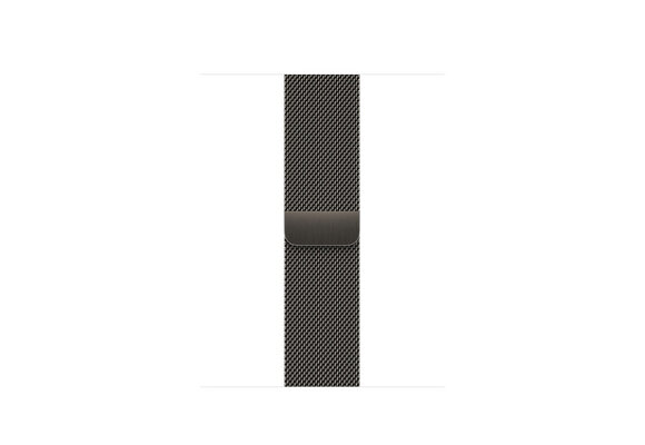 Apple Watch Band - 38/40/41/(42mm for series 10 only) Graphite Milanese Stainless Steel Loop (fits 130-180mm wrists)
