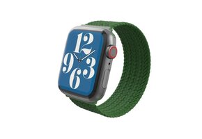 Gear4 Braided Nylon Band for Apple Watch 38/40/41/42 (series 10 ONLY)mm Medium (fits 150-165mm wrists) Forest Green WSL