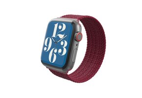 Gear4 Braided Nylon Band for Apple Watch 38/40/41/42 (series 10 ONLY) mm Medium (fits 150-165mm wrists) Wine Red WSL