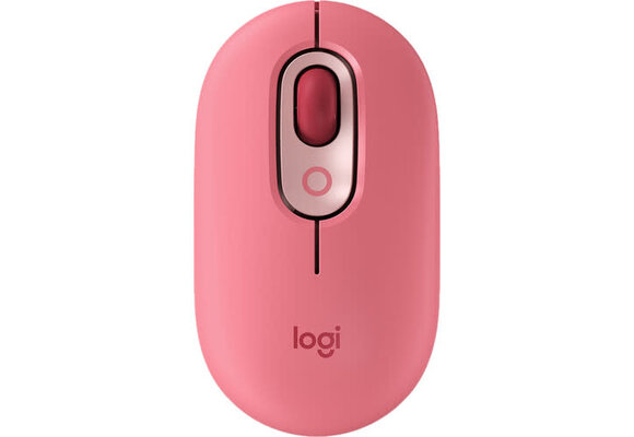 Logitech POP Silent Wireless Bluetooth Mouse (Heartbreaker Rose)
