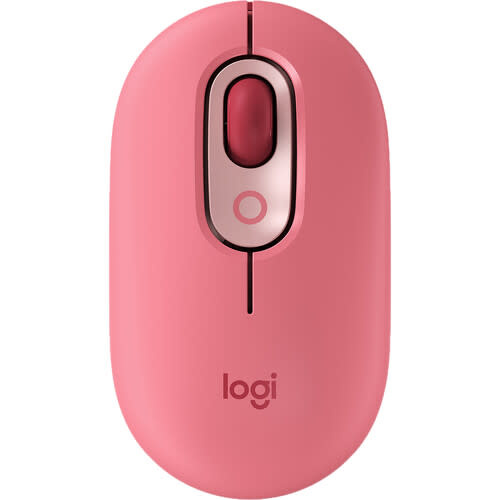 Logitech POP Silent Wireless Bluetooth Mouse (Heartbreaker Rose)