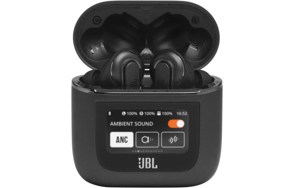 JBL Tour Pro 2 Noise-Cancelling True Wireless In-Ear Headphones w/ smart case Black (No returns once opened for In-Ear devices)