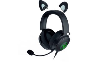Razer Kraken Kitty Edition V2 Pro Wired RGB Headset w/ USB-A connection Black