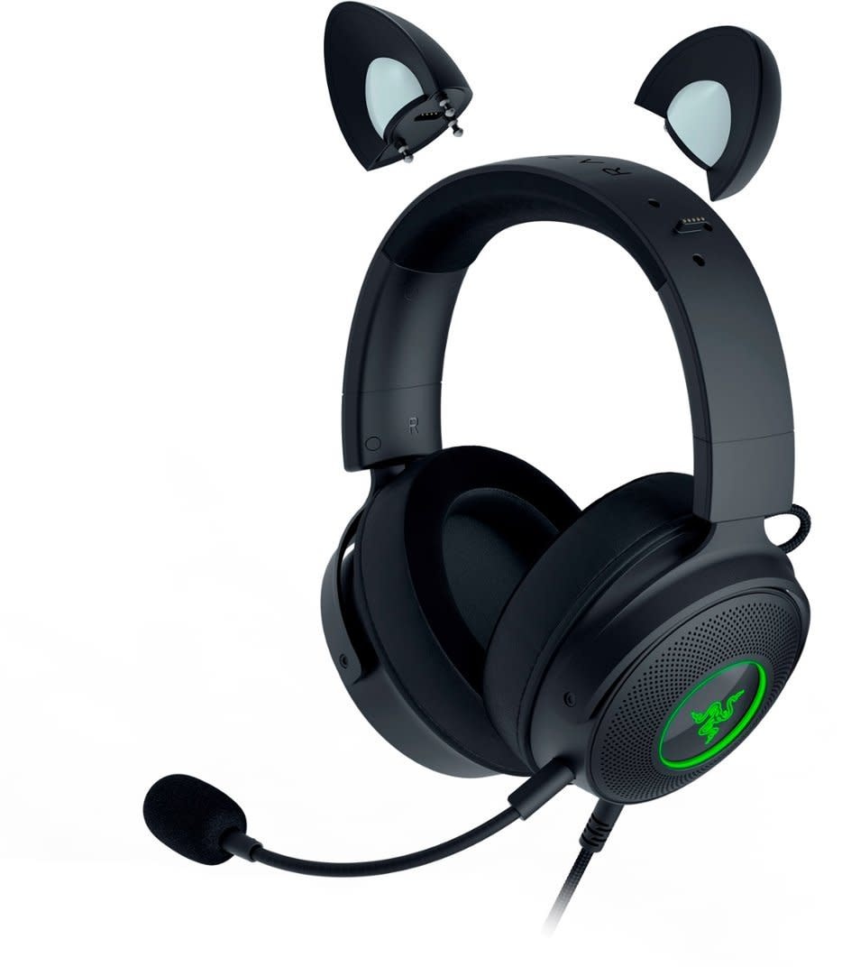 Razer Kraken Kitty Edition V2 Pro Wired RGB Headset w/ USB-A connection Black