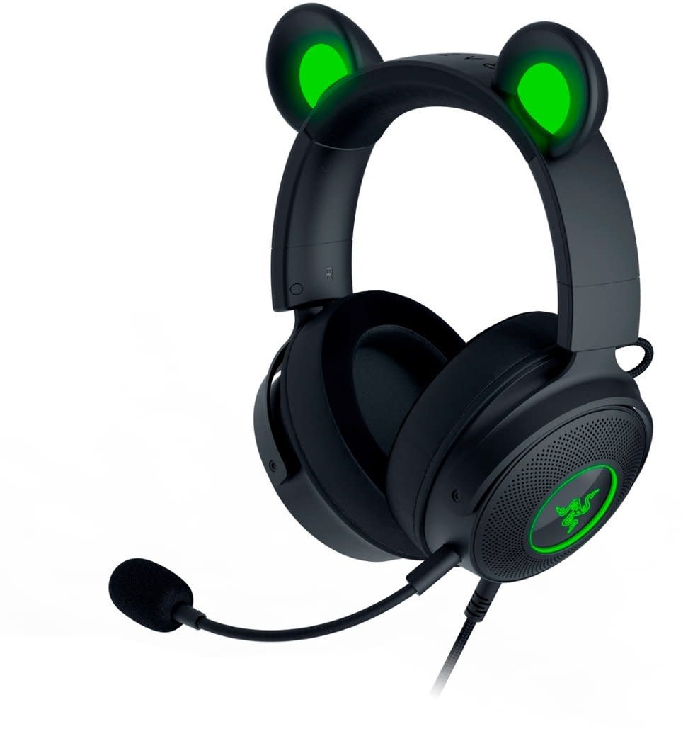 Razer Kraken Kitty Edition V2 Pro Wired RGB Headset w/ USB-A connection Black