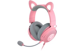 Razer Kraken Kitty Edition V2 Pro Wired RGB Headset w/ USB-A connection Quartz