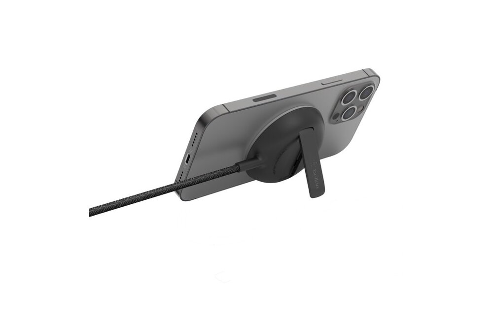 Belkin BOOST↑CHARGE™ Pro Portable Wireless Charging Pad  with MagSafe 15W Black (USB-C power adapter NOT INCLUDED) WSL