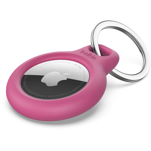 Belkin  Secure Holder with Key Ring for AirTag Pink