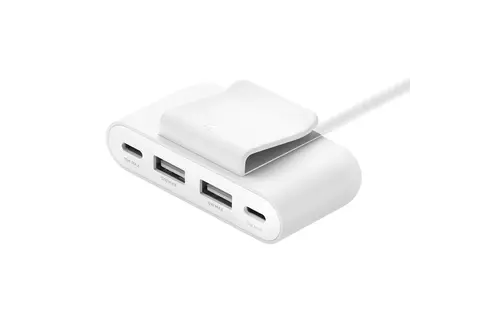 Belkin BOOST↑CHARGE 4 port USB power extender (2m USB-C to 2 USB-C & 2 USB-A)