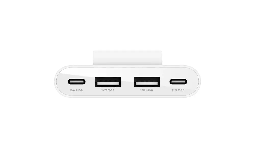 Belkin BOOST↑CHARGE 4 port USB power extender (2m USB-C to 2 USB-C & 2 USB-A)