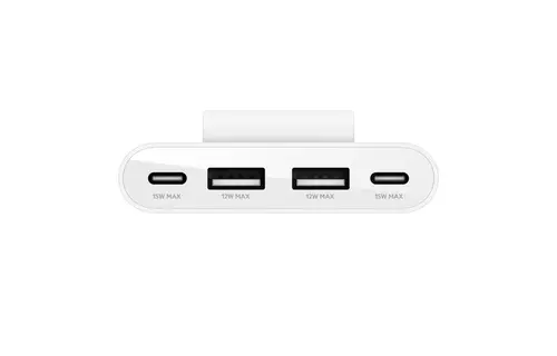 Belkin BOOST↑CHARGE 4 port USB power extender (2m USB-C to 2 USB-C & 2 USB-A)