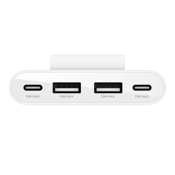 Belkin BOOST↑CHARGE 4 port USB power extender (2m USB-C to 2 USB-C & 2 USB-A)