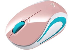 Logitech M187 Wireless Mouse - Blossom Pink (requires USB port)