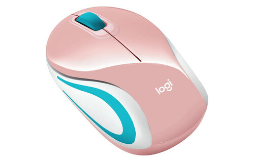 Logitech M187 Wireless Mouse - Blossom Pink (requires USB port)