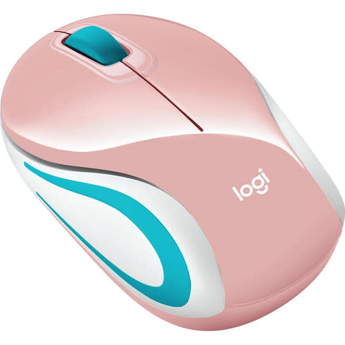 Logitech M187 Wireless Mouse - Blossom Pink (requires USB port)