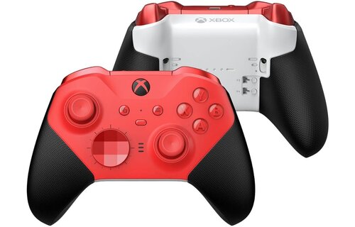 Microsoft Xbox One Elite Series 2 Core Wireless Controller for XBox Series X/S/One and PC (USB-C Cable/Bluetooth Connection) - Red