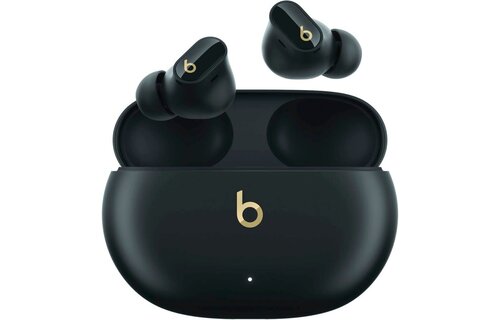 Beats Studio Buds + - True Wireless Noise Cancelling Earphones - Black/Gold (No returns once opened for In-Ear devices)