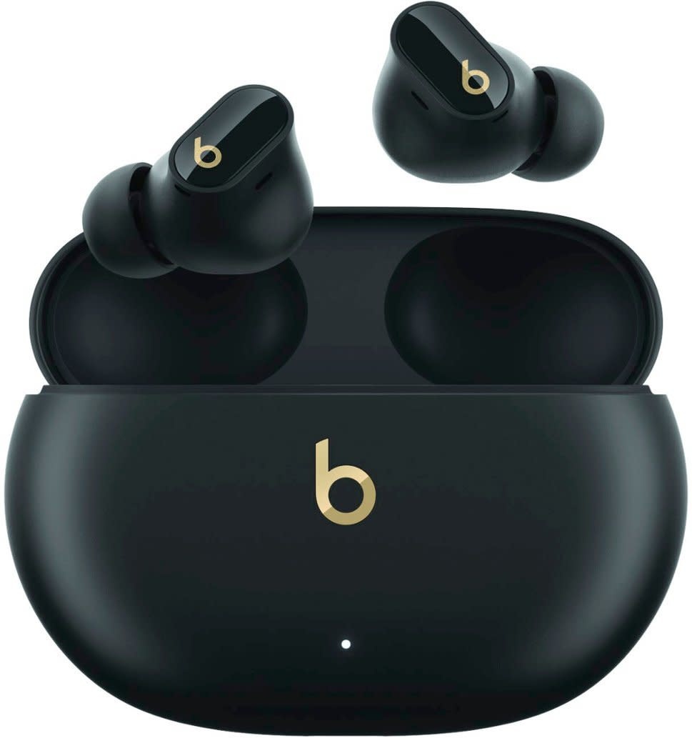 Beats Studio Buds + - True Wireless Noise Cancelling Earphones - Black/Gold (No returns once opened for In-Ear devices)