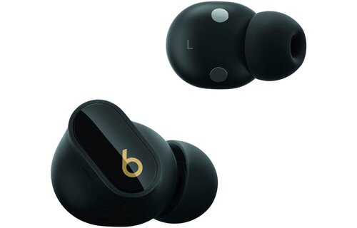 Beats Studio Buds + - True Wireless Noise Cancelling Earphones - Black/Gold (No returns once opened for In-Ear devices)