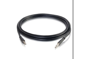 C2G 10ft Slim AUX 3.5mm Male to Male Cable