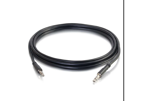 C2G 10ft Slim AUX 3.5mm Male to Male Cable