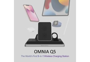 Adam Elements OMNIA Q5 5-in-1 Wireless Charge  Station Qi Compatible