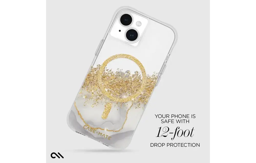 Case-Mate Karat Marble MagSafe Case for iPhone 15