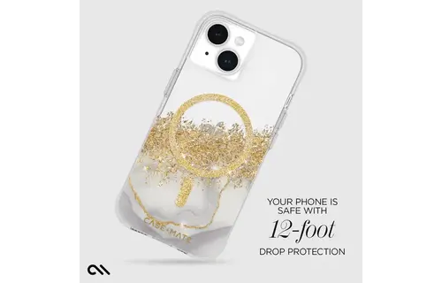 Case-Mate Karat Marble MagSafe Case for iPhone 15