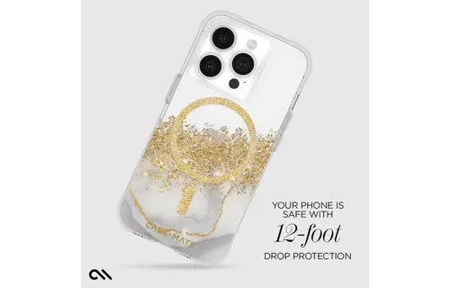 Case-Mate Karat Marble MagSafe Case for iPhone 15 Pro